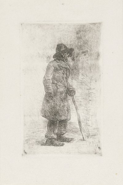 Standing Man with Pipe by Paul Rink