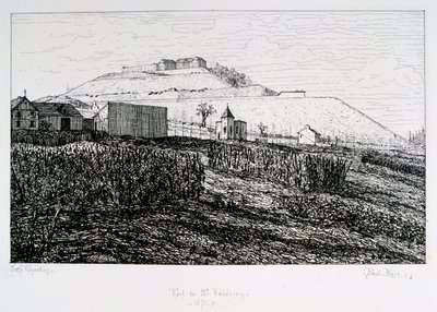 Fort du Mont Valerien, Siege of Paris by Paul Roux