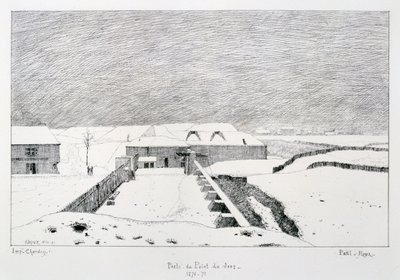 Porte du Point du Jour, Siege of Paris, 1870-1871 by Paul Roux