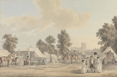 An encampment in St. James