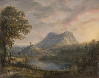 Landscape with a Lake by Paul Sandby