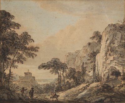 Landscape with Horseman by Paul Sandby