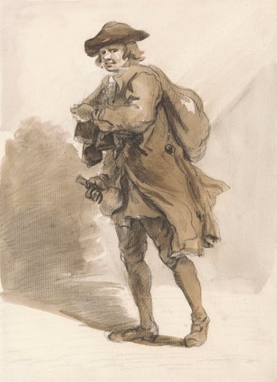 London Cries: A Man with a Bottle by Paul Sandby