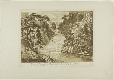 Rhaidr-y Wennel Near Llanrwst in the County of Denbigh by Paul Sandby