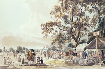 The Encampment in Hyde Park by Paul Sandby
