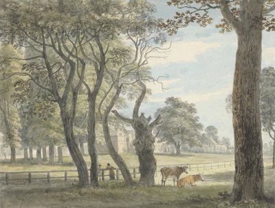 The Gunpowder Magazine, Hyde Park by Paul Sandby