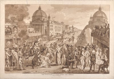 The Horse Race at Rome During the Carnival by Paul Sandby