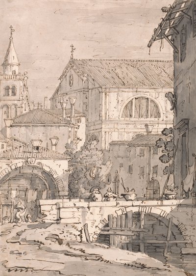 Venetian Fantasy by Paul Sandby
