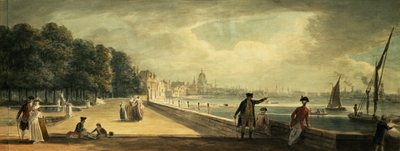 View of the City from the Terrace of Somerset House by Paul Sandby