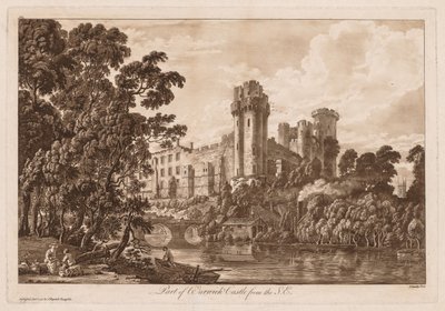 Views of Warwick Castle: Part of Warwick Castle from the South East by Paul Sandby