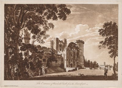 Views of Warwick Castle: The Entrance of Warwick Castle from the Lower Court by Paul Sandby