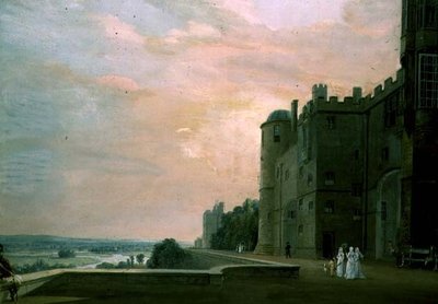Windsor Castle: North Terrace by Paul Sandby