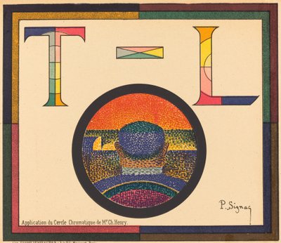 Application of the Chromatic Circle by Mr. Ch. Henry by Paul Signac
