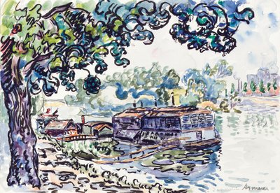 Asnières, c.1900-05 by Paul Signac