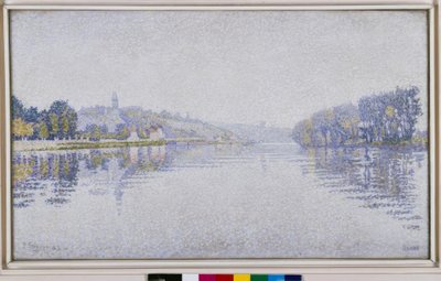 Riverbanks. The Seine at Herblay by Paul Signac