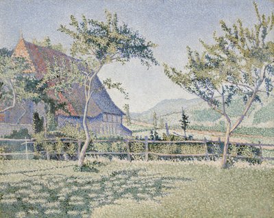 Comblat-le-Château, the Meadow, Opus 161, June-July 1887 by Paul Signac