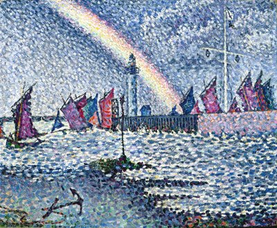 Entrance to the Port of Honfleur by Paul Signac