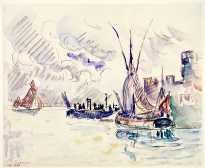 La Rochelle by Paul Signac