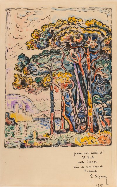 Landscape, 1915 by Paul Signac