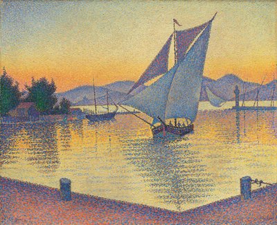The Port at Sunset, Opus 236 by Paul Signac