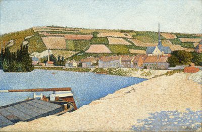 Les Andelys, Aval Side by Paul Signac