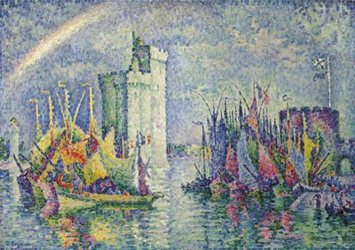 Rainbow at the Port of La Rochelle (1912) by Paul Signac
