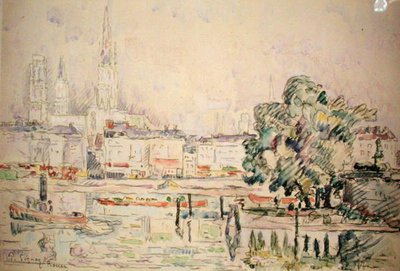Rouen by Paul Signac