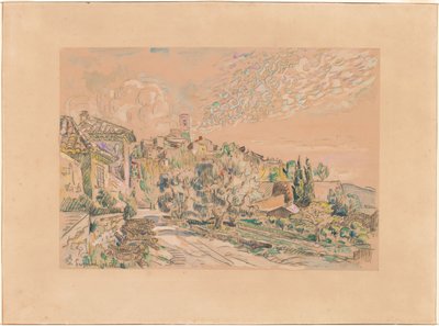 Saint-Paul-de-Vence by Paul Signac