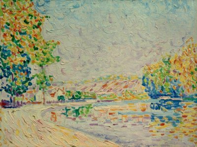 Samois, Study No. 8 by Paul Signac