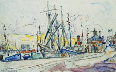 The Port at Fecamp, 1930 by Paul Signac