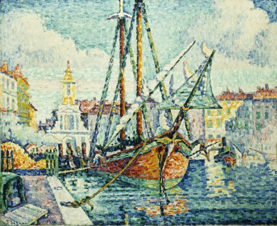 The Port of St. Tropez, 1923 by Paul Signac