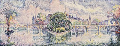 The Vert Galant Garden by Paul Signac
