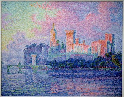 The Castle of the Popes in Avignon by Paul Signac