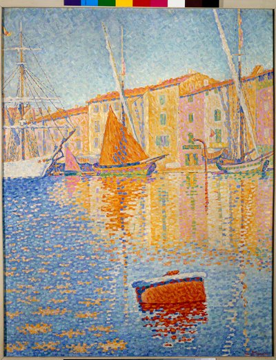 The red buoy (Saint Tropez) by Paul Signac
