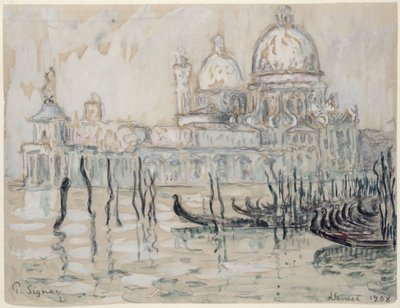 Venice or, The Gondolas by Paul Signac