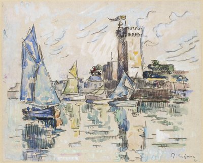 View of the Harbour at Les Sables-d