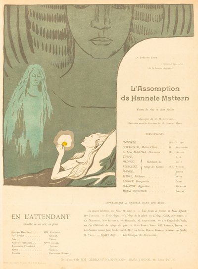 The Assumption of Hannele Mattern; While Waiting for Him by Paul Sérusier