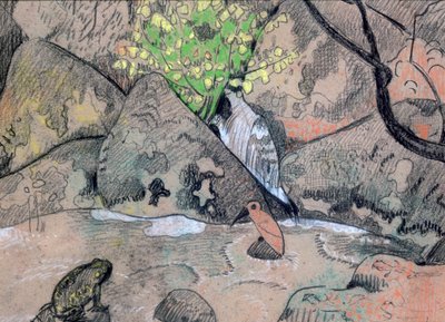 Landscape with a Bird and a Toad by Paul Sérusier