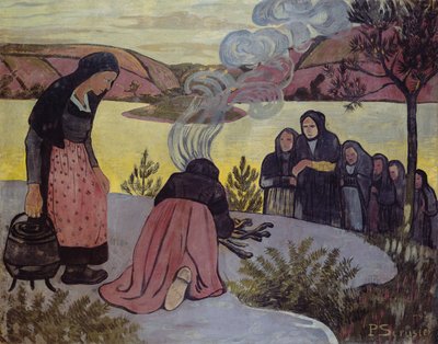 The Fire Outside or The Mammau by Paul Sérusier