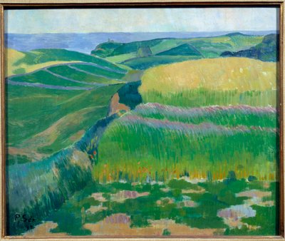 Les Bles Sont Verts au Pouldu by Paul Sérusier