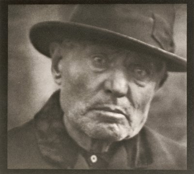 Photograph - New York, Man - Five Points Square by Paul Strand