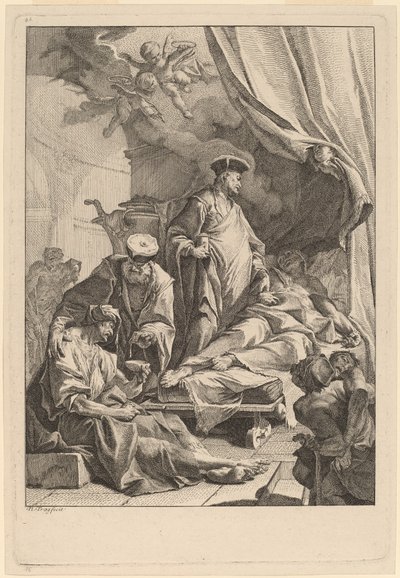 Saints Cosmas and Damian Caring for the Sick by Paul Troger
