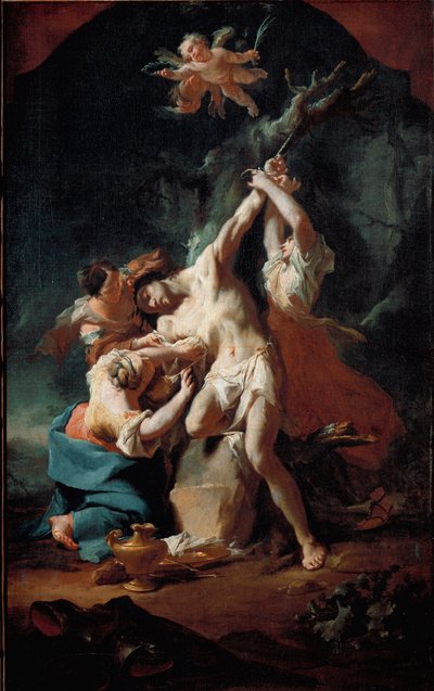 The Martyrdom of Saint Sebastian by Paul Troger