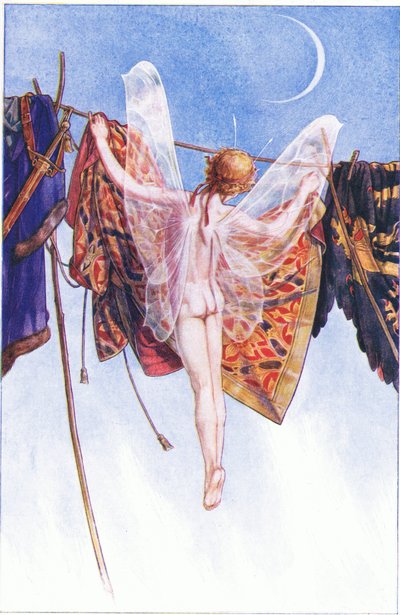 Come Hang Them on the Line (illustration from The Tempest) by Paul Vincent Woodroffe
