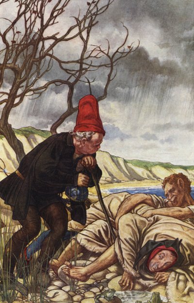 The Tempest by William Shakespeare, Act II, Scene 2 by Paul Vincent Woodroffe