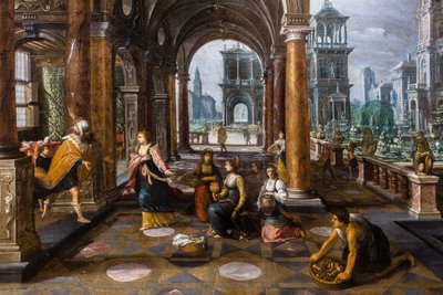 Solomon Welcoming the Queen of Sheba to His Palace by Paul Vredeman de Vries