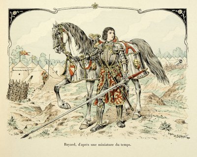 Portrait of Bayard after a miniature of the period from 