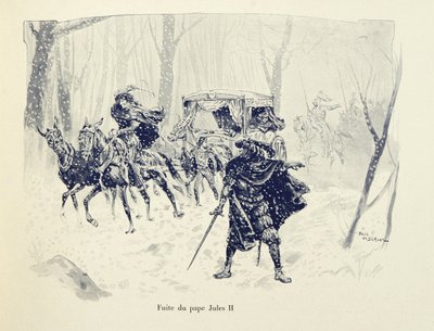Flight of Pope Julius II from 