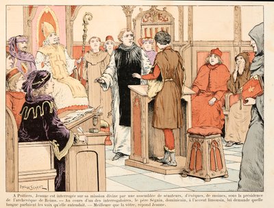 Illustration taken from the book Jeanne d