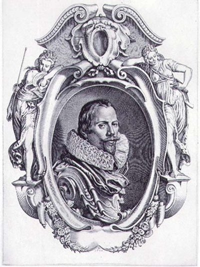 Self Portrait, Engraved by Simon de Passe by Paul van (after) Somer